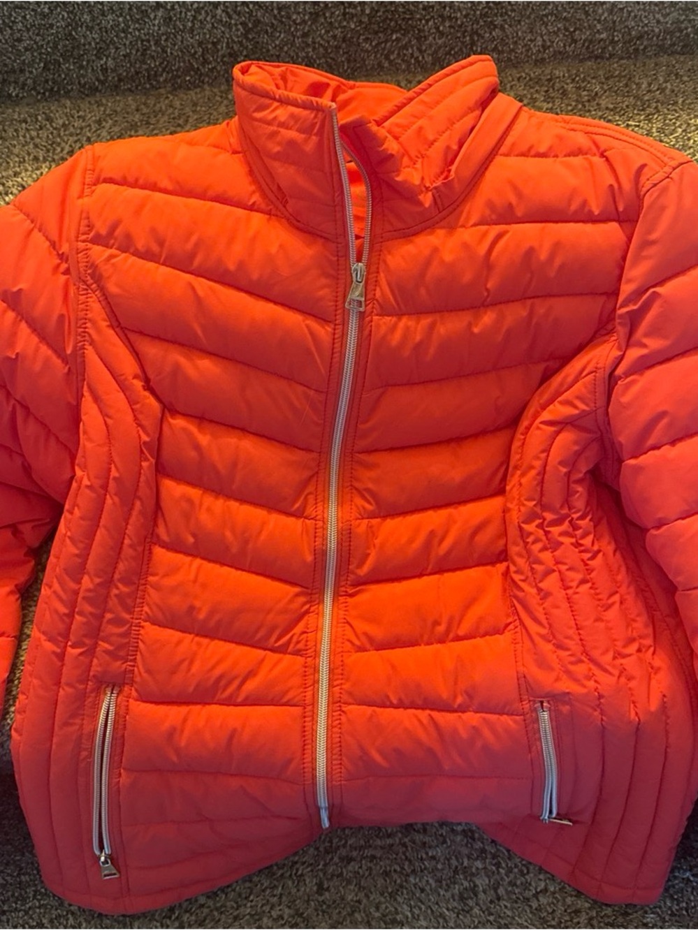 Nautica fuschia XL Quilted Puffer Jacket